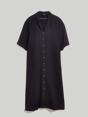 Madewell LG Lightestspun Cover-Up Maxi Shirtdress Resortwear vacation travel